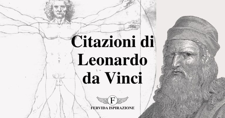 Citazioni di Leonardo da Vinci - Copertina Articolo - Fervida Ispirazione